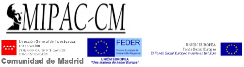 Logotipo del proyecto MIPAC-CM y entidades financiadoras