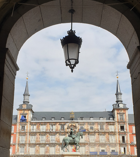 Soportal en la Plaza Mayor