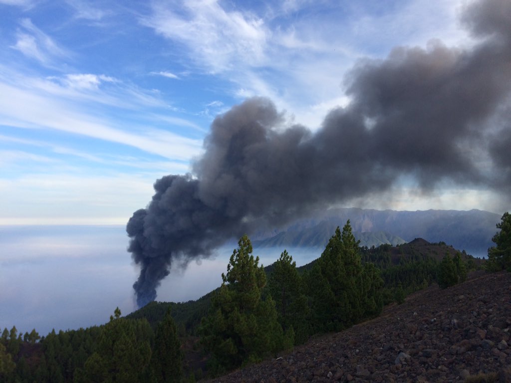 Erupción volcánica en la Cumbre Vieja