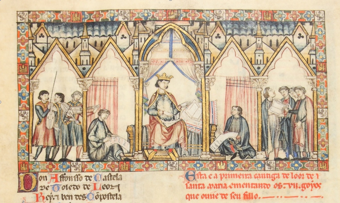 Alfonso X en las Cantigas de Santa María