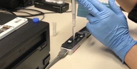 Secuenciador por nanoporos