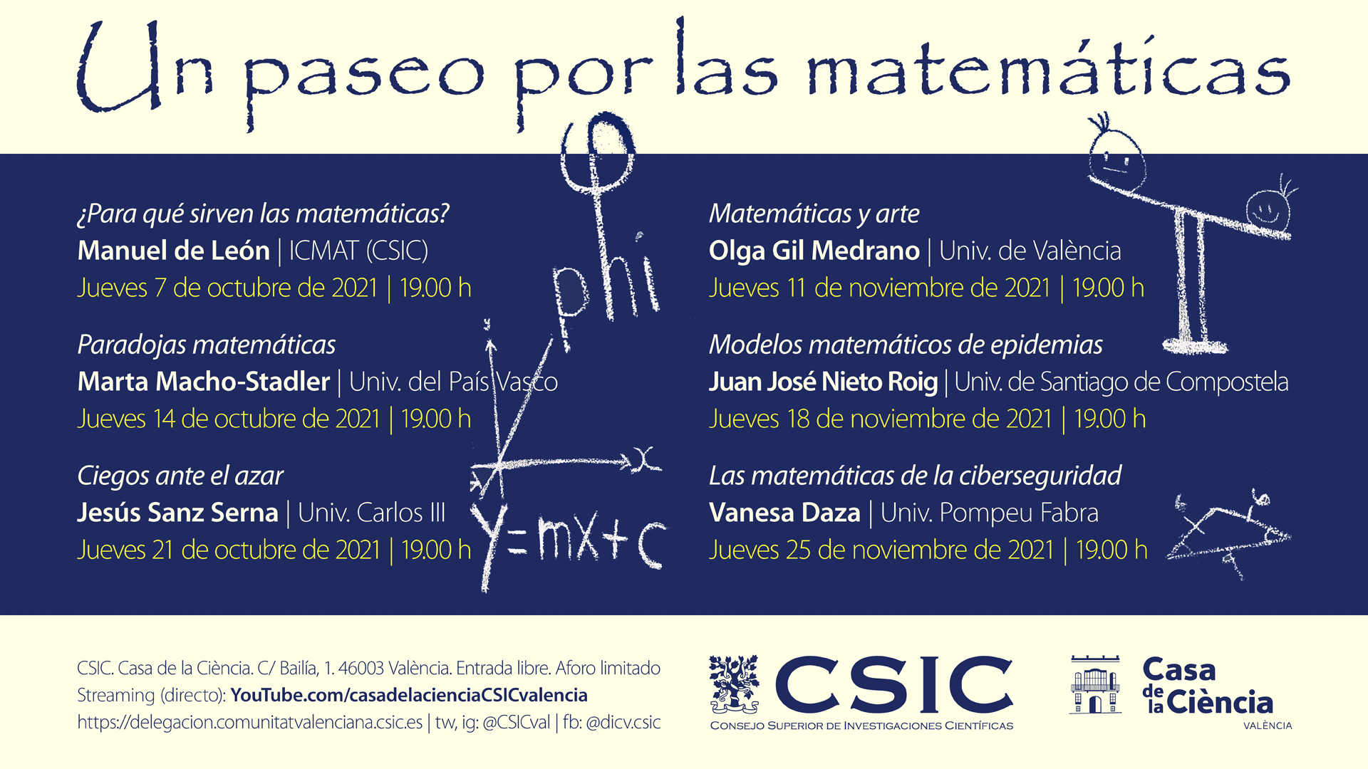 Un paseo por las matemáticas